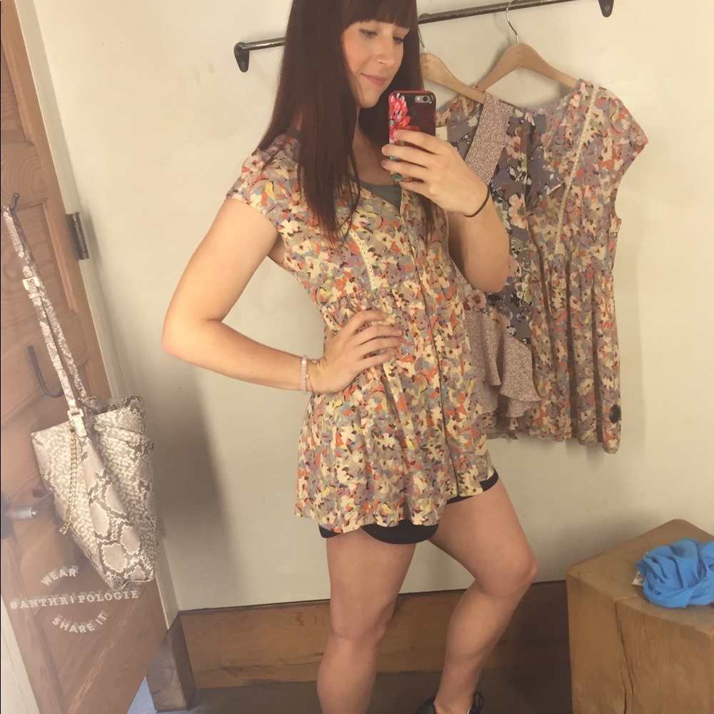 Cute tunic blouse (Anthropologie!!)